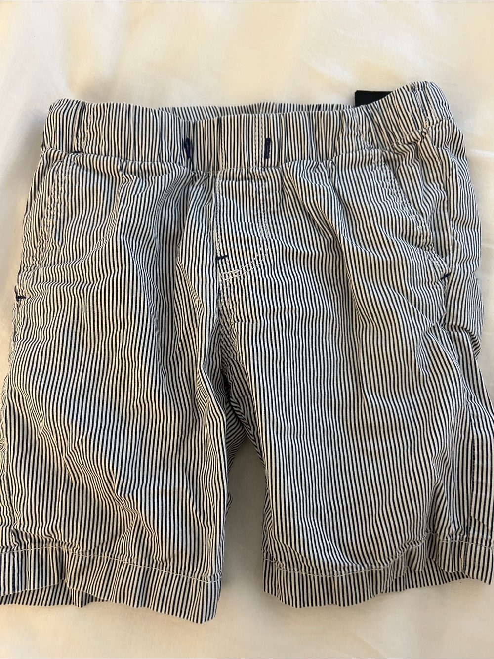 H&M Navy and White Striped Kids Shorts
